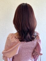 エルサフィロ キタハマ(el zafiro kitahama)&nbsp;20×30×40代×くびれヘア×ピンクベージュ×ミディアム