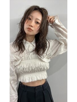 ステア メゾン(stir maison) レイヤーカットで作るダークグレージュ/姫カット