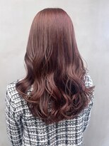 アルバム 銀座(ALBUM GINZA)&nbsp;ベビーピンクセミディ美髪レイヤーロング_ba500621