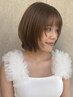 【yukina限定】ブリーチなし透明感たっぷりダブルケアカラー＋カット