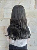 ブリーチなしダブルカラー/グレージュカラー/韓国ウェーブ
