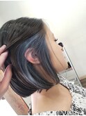 20 30 40代 イヤリングカラー×コバルトブルー
