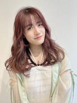 シー(shii..) 《shii../内城》#レイヤーカット #ピンクブラウン