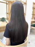 say.黒髪ボブルフネビージュ小顔ワンレンロングストレート透明感