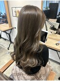 ブリーチなし明るめオリーブベージュ