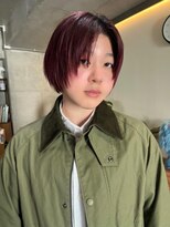 ナループロアボタン(Nalu pu loa BOTAN)&nbsp;レイヤーショートカット/ボブレイヤーカット/暖色カラー