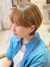 《顔周りクセ解消》　カット＋前髪ポイント縮毛矯正　￥9900