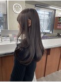 ラベンダーブラウン/ハイトーン/ダブルカラー/ケアブリーチ