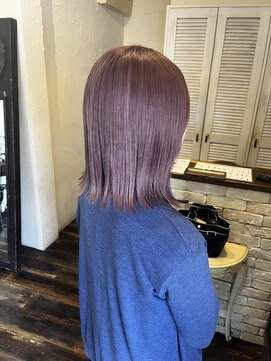 イーゼル ヘアー デザイン 伊賀店(EASEL HAIR DESIGN) ピンクベージュ