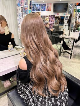 トーキョー オタクヘアー(TOKYO OTAKU HAIR) グレージュ ベージュカラー ダブルカラー ブリーチカラー