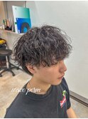 波巻きパーマ