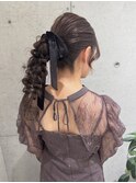 お呼ばれアレンジ