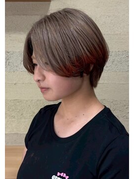 アフェクションカナヤマ(AffECTION kanayama) 韓国　レイヤーカット　ブリーチ　ダブルカラー　髪質改善