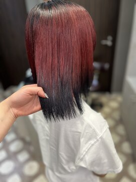 ジルバイジゼル(JILL by GiseL) ☆赤と黒でつくる個性派デザインカラー☆個性を魅せるスタイル