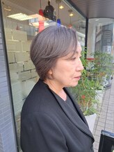ルナ 大船店(LUNA) 【大人女性にオススメ】白髪を生かすグレージュボブ