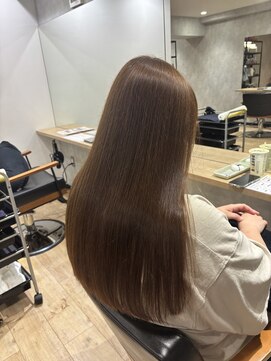 ジュール サウス 新宿南口(Joule South) 【ブリーチ無しダブルカラー】ヘーゼルベージュ【スロウカラー】