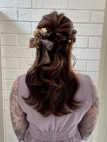 ラナヘアーサロン ノナミ(Lana hair salon NONAMI)&nbsp;編みこみハーフアップ/ヘアセット/ヘアアレンジ