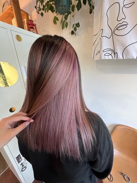ヘアー ルシア(hair lucia) ピンクシルバー