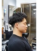 アップバングショート