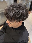 波巻きパーマ 波巻きスパイラル ツイストスパイラル men's