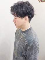 ムクヘアー(muk hair)&nbsp;ツイストスパイラルパーマ × ツーブロックマッシュ