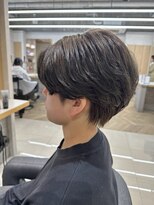 アース 新越谷店(HAIR&MAKE EARTH) レディースショートフェザーパーマ×透明感カラー