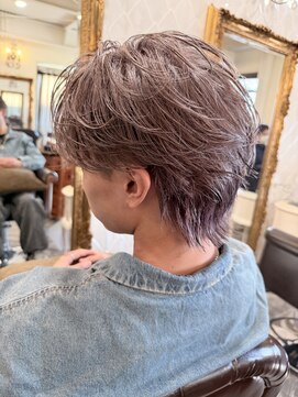 ヘアーアトリエ ラフェル(hair atelier Rafel) “色気が出る”センターパート