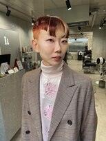 イー(Ii)&nbsp;刈り上げショートデザインカラー