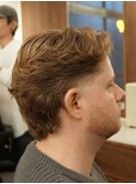 テーパーフェードカットセンターパートシェービング吉祥寺理容室