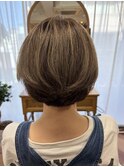 ハイライトたっぷりショートボブ