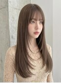 髪質改善ロングレイヤー韓国ヘア