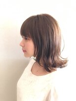 ウエット感が可愛い外ハネスタイル♪　担当川瀬賢翁