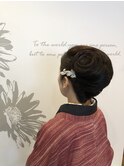 お茶会、訪問着スタイル