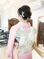 ロカット サロン(Roquat Salon) 振袖着付けと和装アップアレンジ【ヘアアレンジ 立川/立川南】