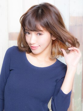 ソフトヘアカッターズ(soft HAIR CUTTERS) 大人可愛い♪ツヤ髪×インナーカラー＠ボブミディ