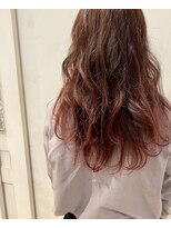 ヴァンクシー バイ ルナ(VANKCY by Luna) 伸ばしかけ 向ケ丘遊園 デザインカラー バレイヤージュ ピンク