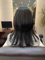 キャラ 池袋本店(CHARA)&nbsp;くせ毛の方必見！縮毛矯正とロングのウルフカット【池袋/大村】