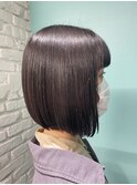 切りっぱなしボブ