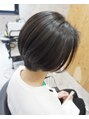 ヘアテリア リュウ 大塚(hair teria ryu) ショートの丸みデザインにも対応した柔らかい質感に