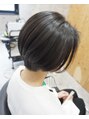 ヘアテリア リュウ 大塚(hair teria ryu) ショートの丸みデザインにも対応した柔らかい質感に