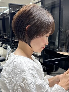 ハルキミナト ジャパン トウキョウ(HARUKI MINATO japan TOKYO) キレイな丸みショート/30代/40代/50代/前髪あり