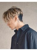 アパレル系大人気メンズヘア!ダブルカラー&前下がりショート