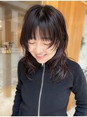ナチュラルウルフパーマ