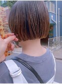 大人ショートボブ丸みショートカットミニボブマッシュショート