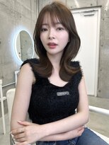 アリュウル 表参道 青山(Allure)&nbsp;大人可愛いくびれヘア＊レイヤーカット/やわらか艶カラー