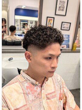 スカイシープレイス 錦糸町 宮城リョータ パーマ＆フェード[錦糸町/理容室/メンズ/バーバー]