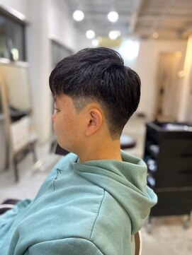メンズカット バイ ソイクフ(メンズカット by SOY-KUFU) MEN'SHAIRアッシュブラックベリーショート