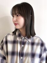 ルックアット(Look at)&nbsp;【Look at】レイヤーボブ似合わせカット着物ヘアダークアッシュ