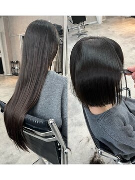 サクラ 岐阜(SAKURA) 美髪矯正で作るボブ　髪質改善　岐阜美容室