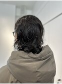 【吉田智哉】韓国マッシュ、ニュアンスパーマ、メンズボブ